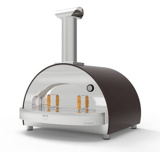 Alfa 4 Pizze Copper Top Wood Fired Pizza Oven