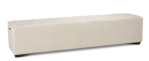 Home Trends & Design D'Orsay 81" Linen Bench