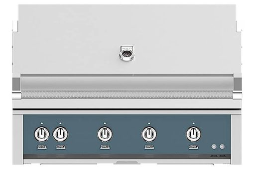 Hestan 42" Pacific Fog Built-In Natural Gas Grill With All Trellis Burners
