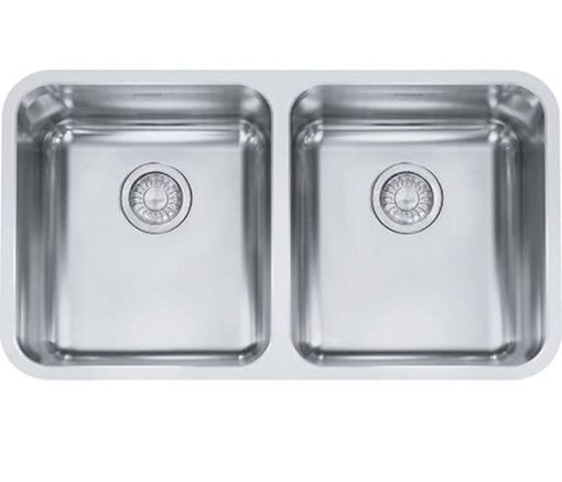 Franke 33" Grande Stainless Steel Double Bowl Kitchen Sink