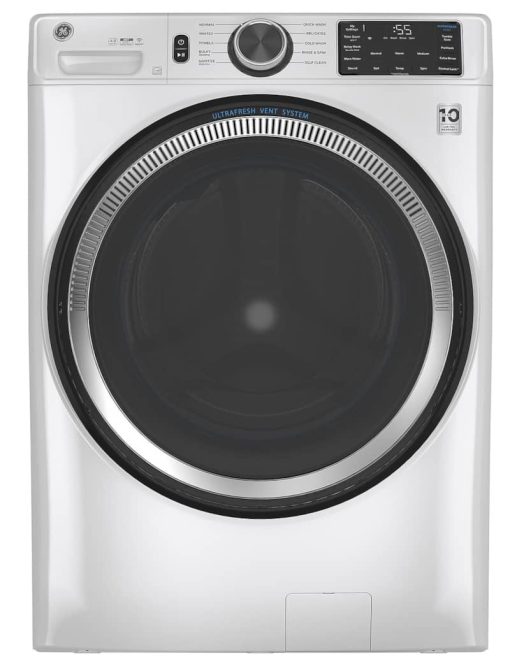 GE ADA 4.8 Cu. Ft. White Smart Front Load ENERGY STAR Washer With UltraFresh Vent System With OdorBlock And Sanitize W/ Oxi