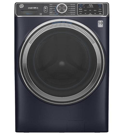 GE ADA 5 Cu. Ft. Sapphire Blue Smart Front Load ENERGY STAR Steam Washer With SmartDispense UltraFresh Vent System With OdorBlock And Sanitize + Allergen
