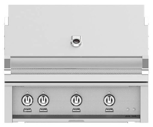Hestan 36" Steeletto Built-In Liquid Propane Gas Grill With Sear And Trellis Burners
