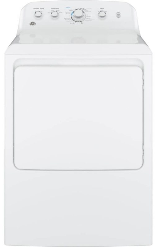 GE 7.2 Cu. Ft. White Electric Dryer