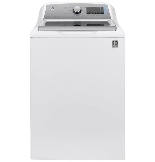 GE 5 Cu. Ft. White Smart Top Load Washer With Sanitize With Oxi And SmartDispense