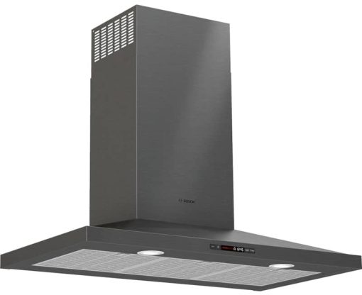 Bosch 800 Series 36" Black Stainless Steel Pyramid Canopy Chimney Hood
