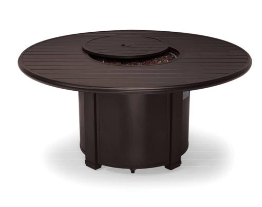 Winston Furniture 54" Slat Top Java Fire Pit