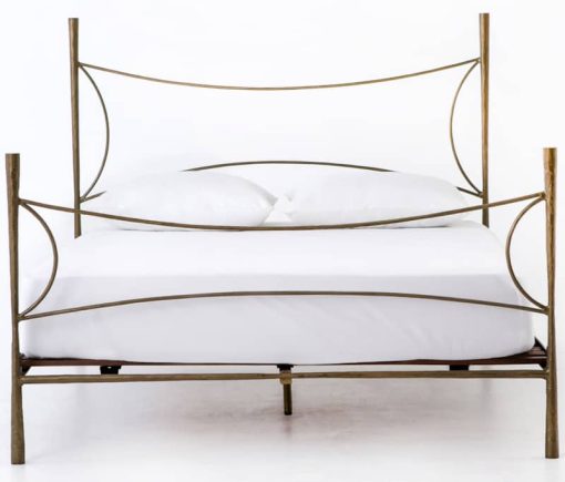 Four Hands Element Collection Westwood Antique Brass King Bed - Image 2