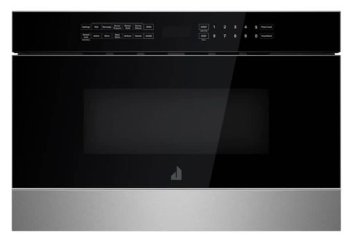 JennAir NOIR 24" Floating Glass Black Under Counter Microwave Oven With Drawer Design