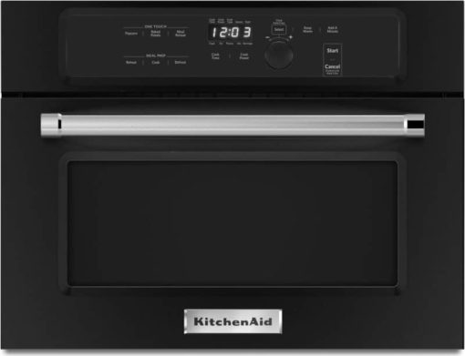 KitchenAid 24" Black Built In Microwave Oven