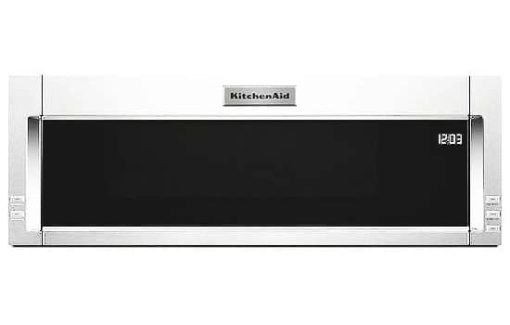 KitchenAid 30" White Low Profile Microwave Hood Combination