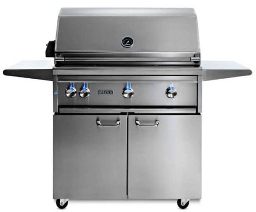 Lynx Professional 36" Stainless Steel Freestanding Liquid Propane Gas Grill With All Trident Infrared Burners And Rotisserie