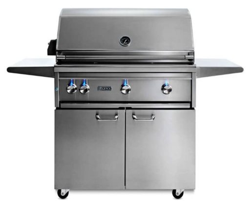 Lynx Professional 36" Stainless Steel Freestanding Natural Gas Grill With All Trident Infrared Burners And Rotisserie