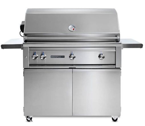 Lynx Sedona 42" Stainless Steel Freestanding Natural Gas Grill With Rotisserie, 1 ProSear Infrared Burner And 2 Stainless Steel Burners