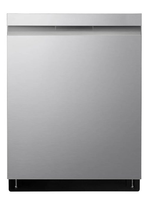 LG 24" PrintProof Stainless Steel Top Control Smart Wi-Fi Enabled Dishwasher With QuadWash And TrueSteam