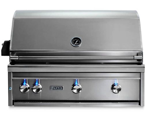 Lynx Professional 36" Stainless Steel Built-In Natural Gas Grill With All Trident Burners, FLAMETRAK And Rotisserie