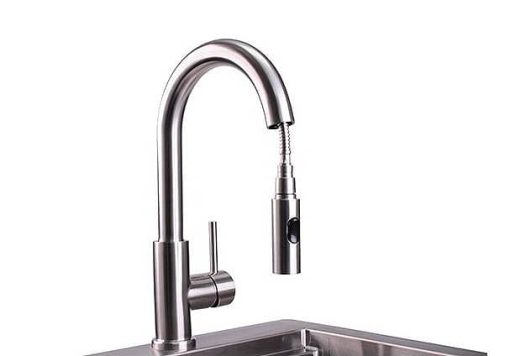 Lynx Professional Gooseneck 30" Stainless Steel Pull-Down Kitchen Faucet
