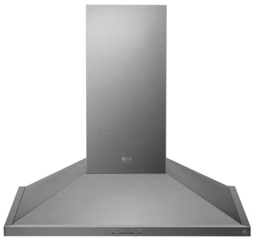 LG STUDIO 36" Fingerprint Resistant Stainless Steel Wall Mount Chimney Hood