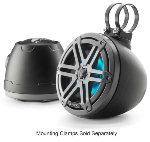 JL Audio M3 6.5" Marine Enclosed Coaxial Speaker System With RGB LED Lighting (Pair)