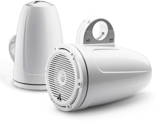 JL Audio M3 7.7" Gloss White Enclosed Coaxial Marine Speakers
