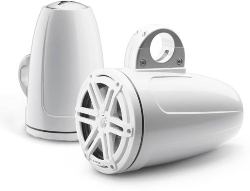 JL Audio M3 7.7" Gloss White Enclosed Coaxial Marine Speakers