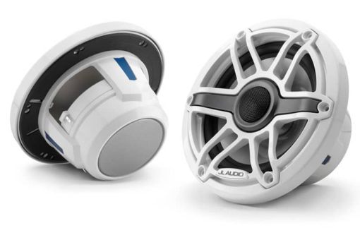 JL Audio M6 Series 6.5" Gloss White Marine Coaxial Speakers (Pair)