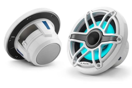 JL Audio M6 Series 6.5" Gloss White Marine Coaxial Speakers (Pair)
