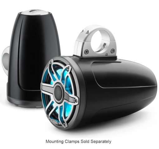 JL Audio M6 Series 7.7" Satin Black Enclosed Tower Coaxial System (Pair)