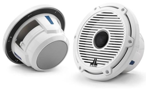 JL Audio M6 Series 7.7" Gloss White Coaxial Speakers (Pair)