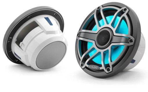 JL Audio M6 Series 7.7" Gunmetal Marine Coaxial Speakers (Pair)