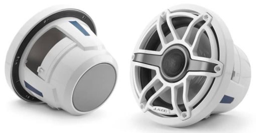JL Audio M6 Series 8.8" Gloss White Coaxial Speakers (Pair)