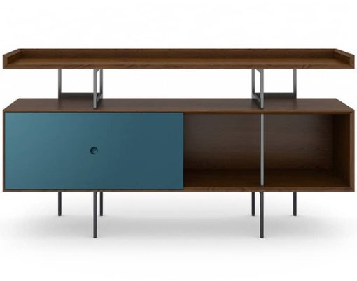 BDI Margo 5211 Toasted Walnut And Marine Credenza