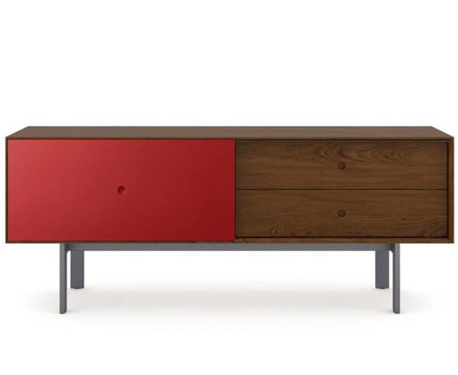 BDI Margo 5229 Toasted Walnut And Cayenne Credenza