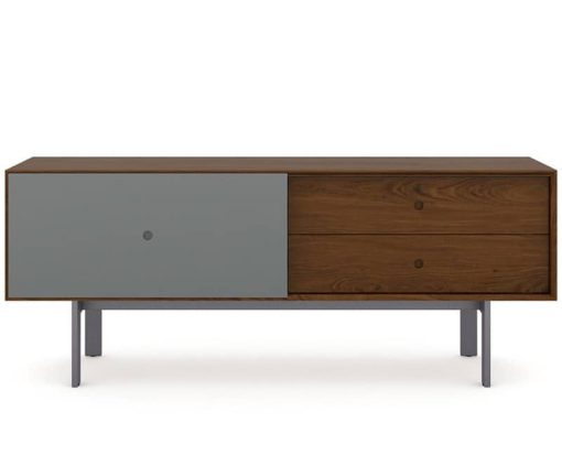 BDI Margo 5229 Toasted Walnut And Fog Grey Credenza