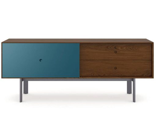 BDI Margo 5229 Toasted Walnut And Marine Credenza