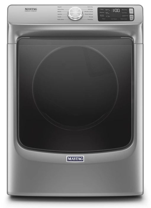 Maytag 7.3 Cu. Ft. Metallic Slate Front Load Gas Dryer With Extra Power Button And Quick Dry Cycle
