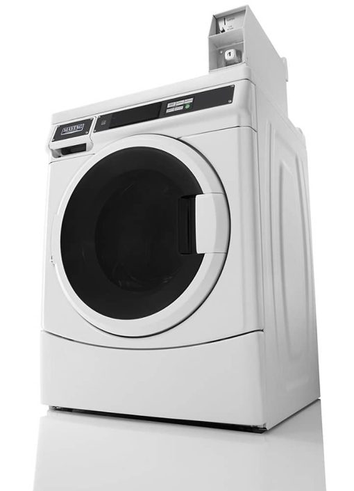 Maytag 27" White Commercial Single Load, Energy Advantage Front-Load Washer