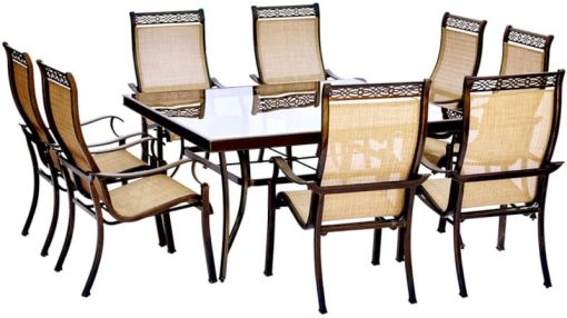 Hanover 9-Piece Manor Dining Patio Set
