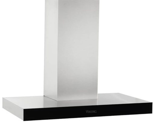 Viking 6 Series 36" Stainless Steel With Black Glass Wall Hood