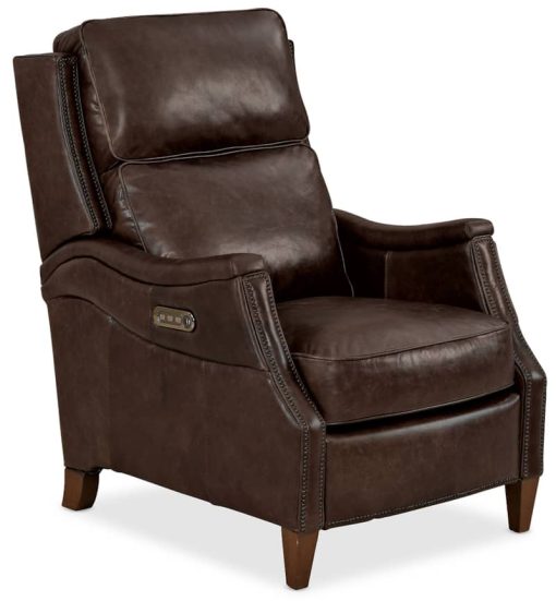 Hooker Furniture Living Room Weir Power Recliner With Power Headrest And Lumbar