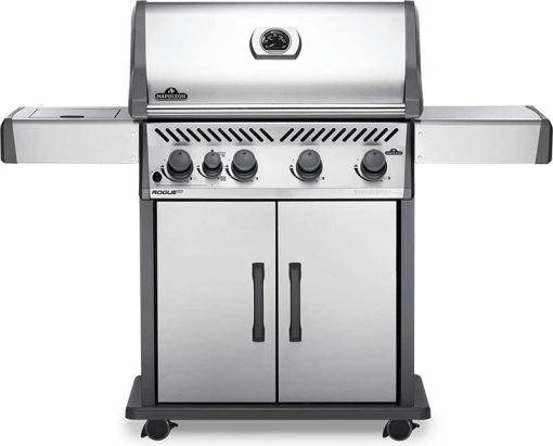 Napoleon Rogue XT 525 Series SIB Stainless Steel Liquid Propane Freestanding Grill With Infrared Side Burner