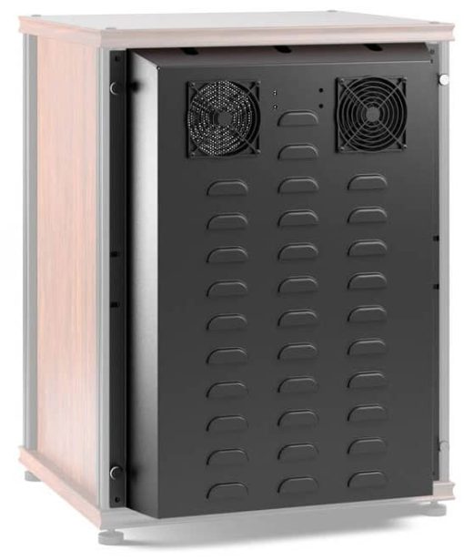 Salamander Designs Black Active Cooling Extended Rear Panel