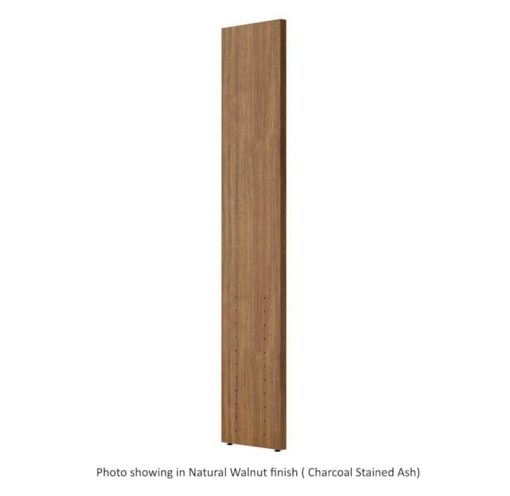 BDI Semblance 15026 Charcoal Stained Ash Tall Transitional Panel