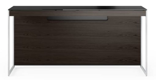 BDI Sequel 20 6102 Charcoal/Satin Nickel Console Desk