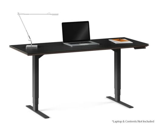 BDI Sequel 20 6151 Charcoal Stained Ash 60" x 24" Lift Standing Desk