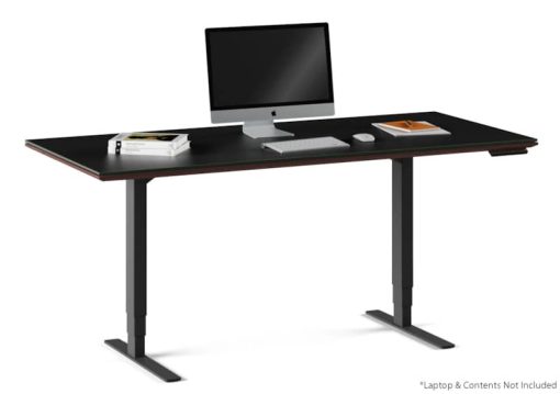 BDI Sequel 20 6152 Chocolate Stained Walnut 66" x 30" Lift Standing Desk