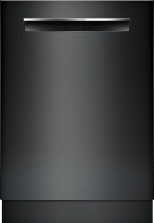 Bosch 500 Series 24" Black Recessed Handle Dishwasher
