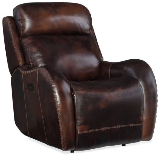 Hooker Furniture Living Room Chambers Power Recliner With Power Headrest