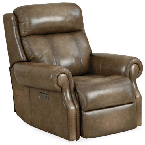 Hooker Furniture Living Room Brooks Power Recliner With Power Headrest