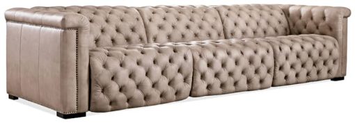 Hooker Furniture Living Room Savion Grandier Power Recliner Sofa With Power Headrest